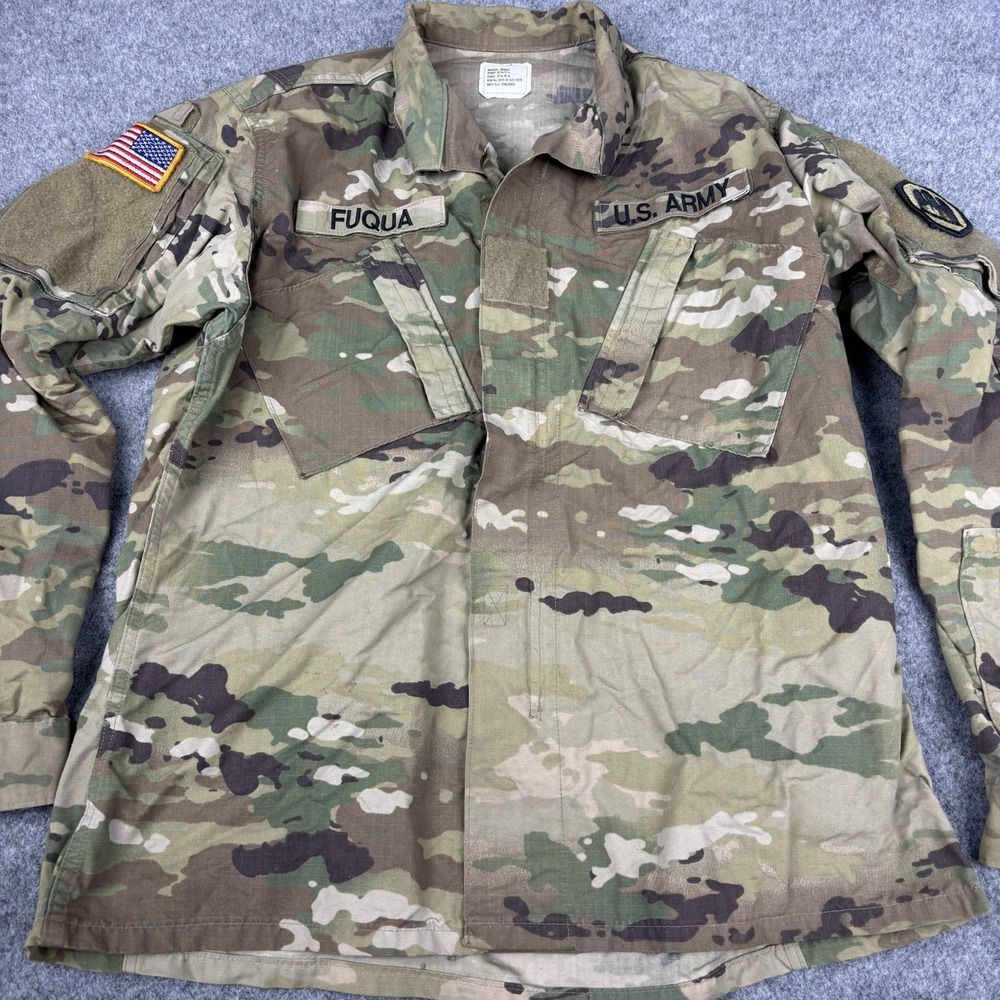 US Army ACU OCP Combat Uniform Coat Jacket Medium Regular Multicam Ripstop Camo